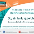 11. Bezirksseniorenkonzert, 26.06.2016